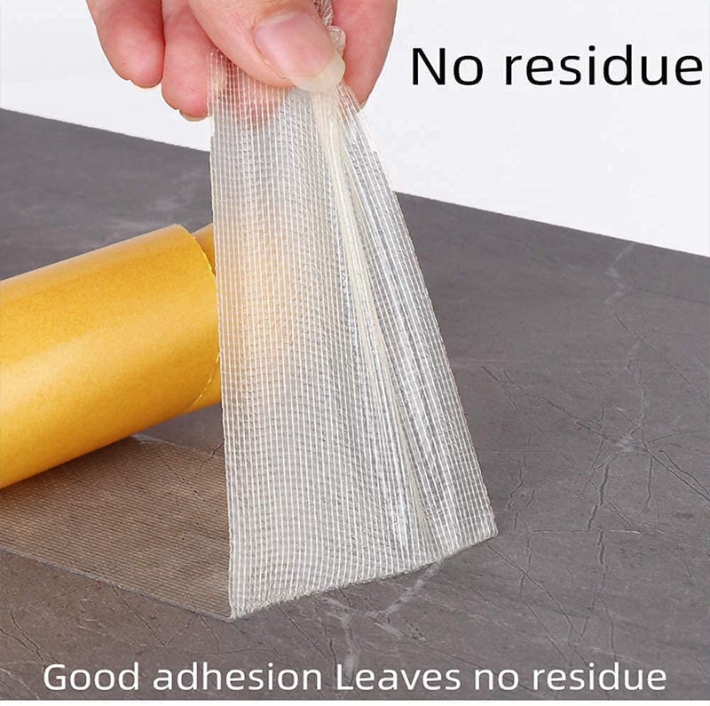 ABDobariya ABDobariya Double Sided Carpet Tape Heavy Duty super Strong Sticky Tape for Carpet Non Slip Waterproof Removable Mesh Grid Suitable for Hardwood Floors matsWall HangingPaste Decoration  - Image 3