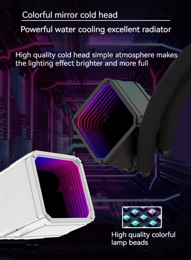 M MIAOYAN New CPU water cooling radiator 360 computer multi-platform one system 5V ARGB water cooling radiator  - Image 5