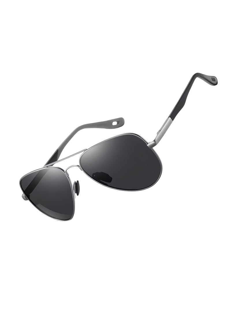 Polarized Sunglasses Men Women Metal Frame Shades Aviator Men's Sun Eye Glasses UV400 Protection For Fishing Driving Travelling - Image 5
