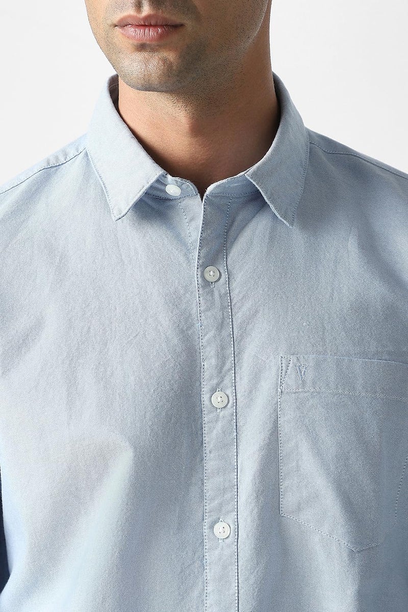 Van Heusen_Mens__Shirts_(VSSFUSLFW57218_Blue_42) - Image 4