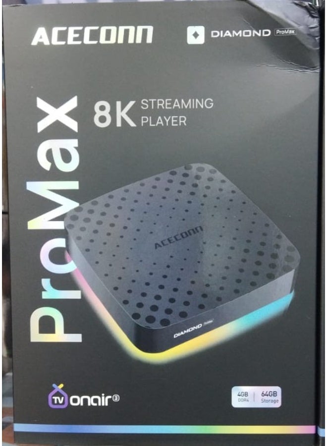 مشغل البث ACECONNPROMAX 8K للتلفزيون