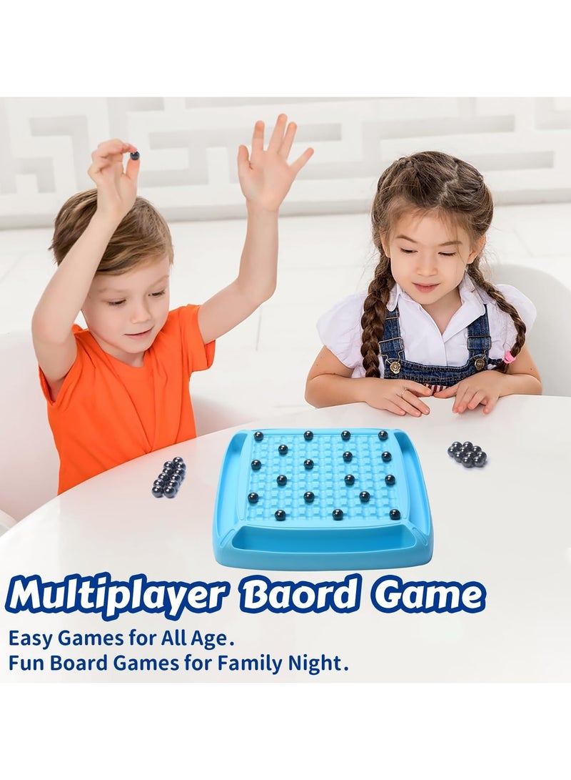 لعبة شطرنج مغناطيسية، لعبة شطرنج مغناطيسية ممتعة للعائلة مع 28 قطعة من الأحجار، للأطفال والكبار، هدايا مغناطيسية للأولاد والبنات، من 2 إلى 4 لاعبين - Image 2