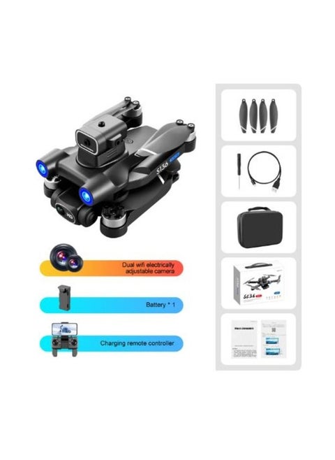 S136 Mini RC قابلة للطي بدون طيار الأشعة تحت الحمراء تجنب عقبة GPS فرش الطائرات