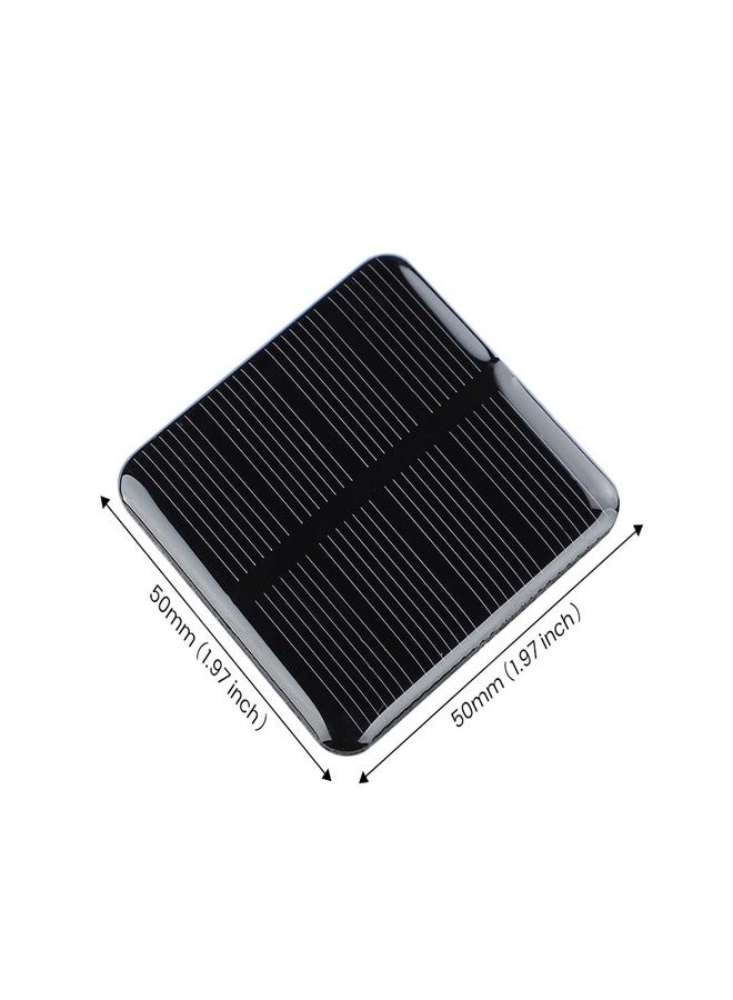 SUNYIMA 10pcs Mini Monocrystalline Solar Cells Solar System Kit 50mm X 50mm/1.96" X 1.96" 2V 160MA for DIY Charge Solar Panels - Image 3