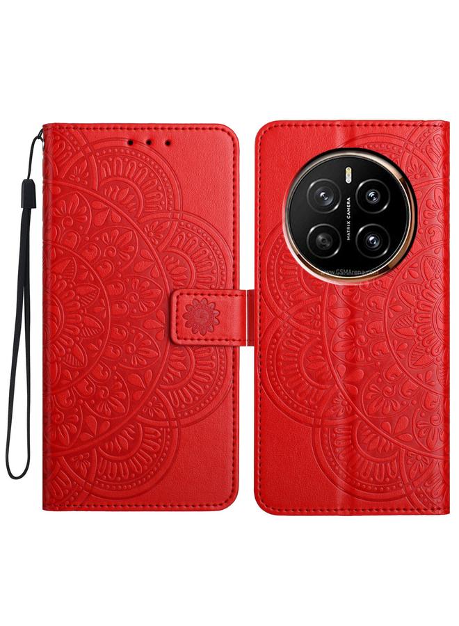 Zaboon Case For Honor Magic7 Pro Flower Embossed Leather Phone Case - Image 1
