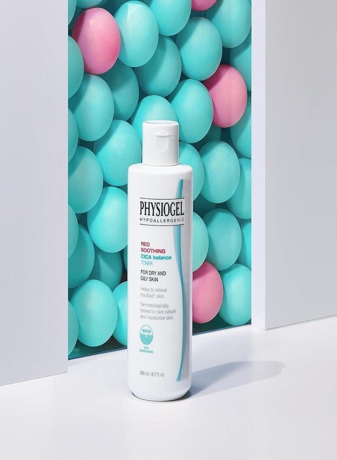 Physiogel Red Soothing Cica Balance Toner, Manages Skin Troubles, Refines Pores, Controls Sebum, Moisturizing, Cica, PEA, Niacinamide, Panthenol, Hypoallergenic Face Toner for Men & Women - Image 5