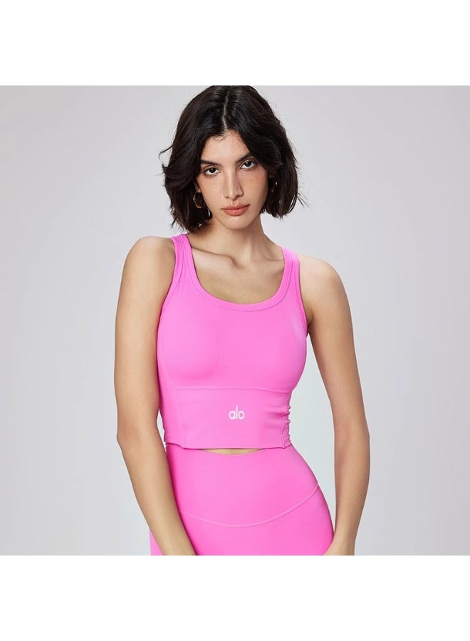alo Alo Shock-Absorbing Yoga Bra - Stylish and Versatile Minimalist Design