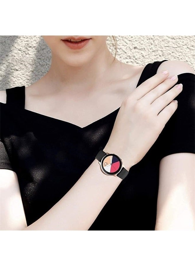 yongsheng Replacement Band For Samsung Galaxy Active/Active2 Black 20mm - Image 4