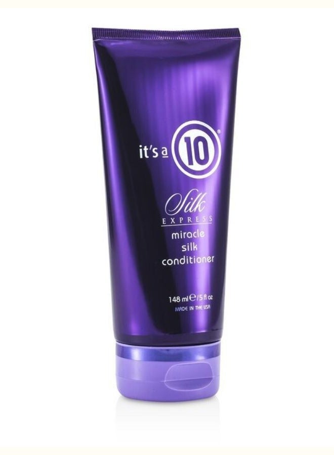 إتس آ تين بلسم سيلك إكسبريس ميراكل للحرير 148 مل (5 أونصة) | تحكم خفيف الوزن في التجعد لشعر ناعم ولامع - Image 2