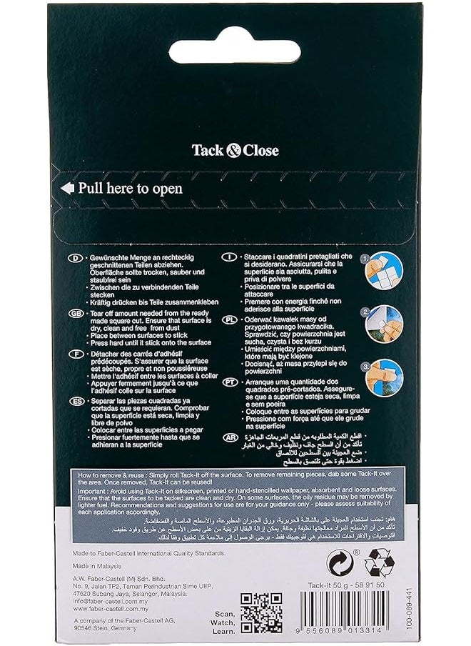 FABER-CASTELL - Tack It Adhesive Putty - Image 1