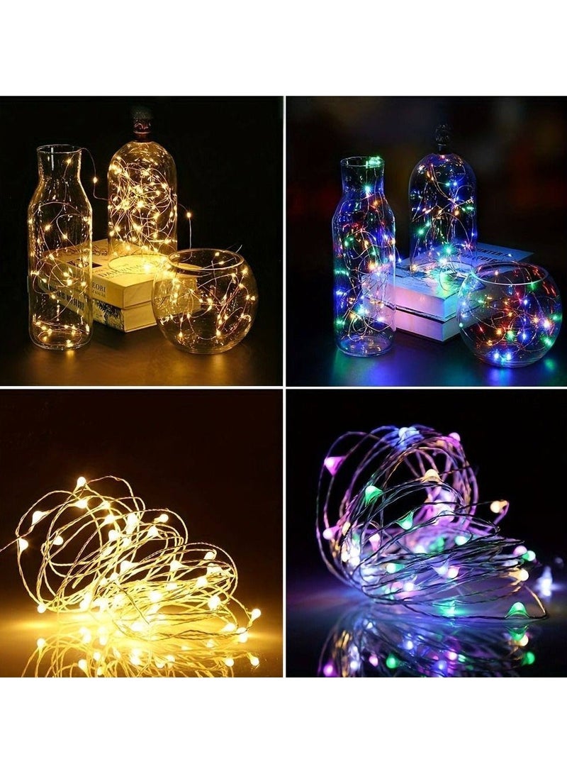 LED Decorative Lights for Christmas, Wedding, Diwali (Warm White Light  LED Christmas fairy lights string for wedding party decoration 50 سم  - Image 4