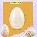 Restroma 30 Pack 6 Inch 5 Inch 45 Inch Jumbo Clear Easter Eggs Plastic Transparent Easter Eggs Empty Large Surprise Eggs Fillable for Easter Theme Party Favor Clear 6 Inch - Image 4