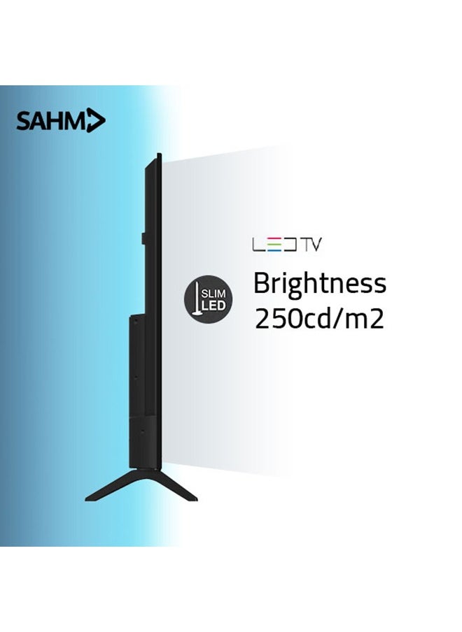 SAHM - 50 Inch 4K UHD Smart LED TV with Android 13, 3840x2160 Resolution, 5000:1 Contrast, 16:9 Aspect Ratio, 200 cd/m² Luminance, 3 HDMI & 2 USB Ports, 4ms Response, 176° Viewing Angle, Sleep Timer, Mount Compatible | Model No: SHM-50LPS - Image 1