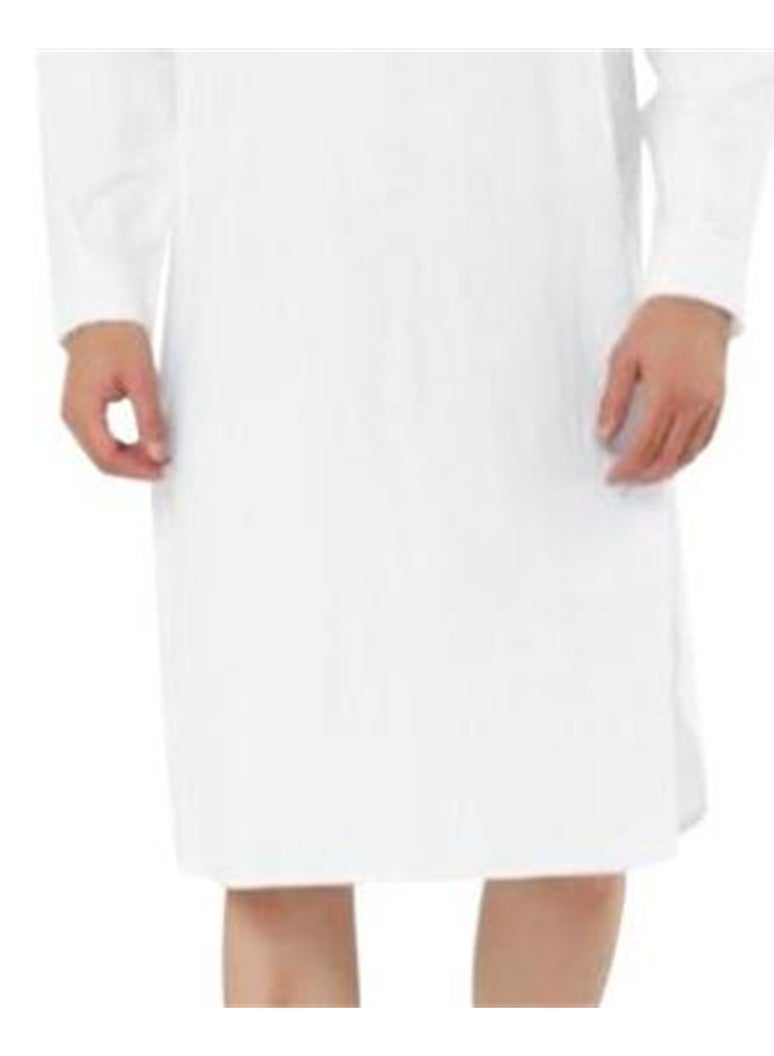 Stylish Simple Pocket Men's Shirt Muslim Abaya - Image 4