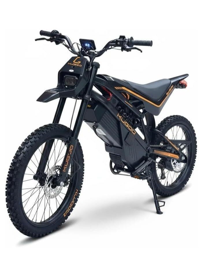 كي يو جي أو أو دراجة Kugoo Wish 02 Pro الكهربائية للطرق الوعرة بقوة 4000 وات، أقصى سرعة تصل إلى 70 كم/ساعة، مدى يصل إلى 60 كم لكل شحنة، أقصى حمولة 150 كجم - Image 1