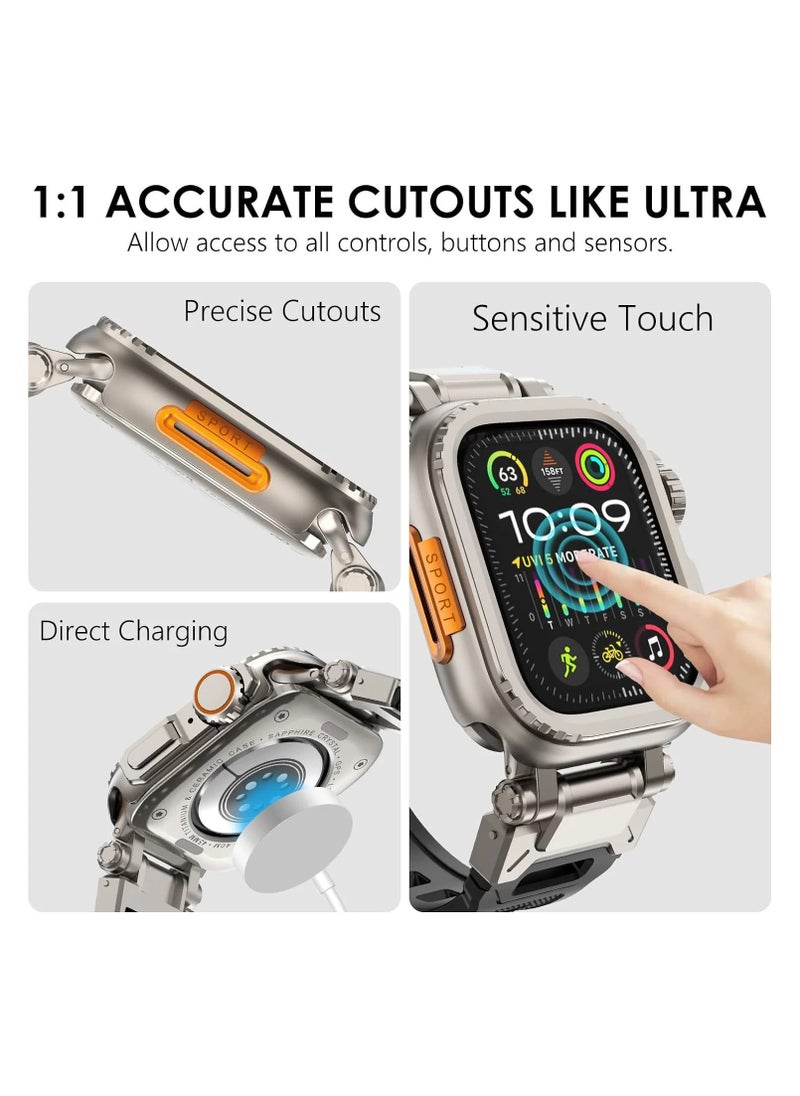 Samu - Apple Watch Metal Case, Suitable for 45MM (iWatch 9/8/7), Instantly Transformed Ultra Watch Metal protective shell - Image 1