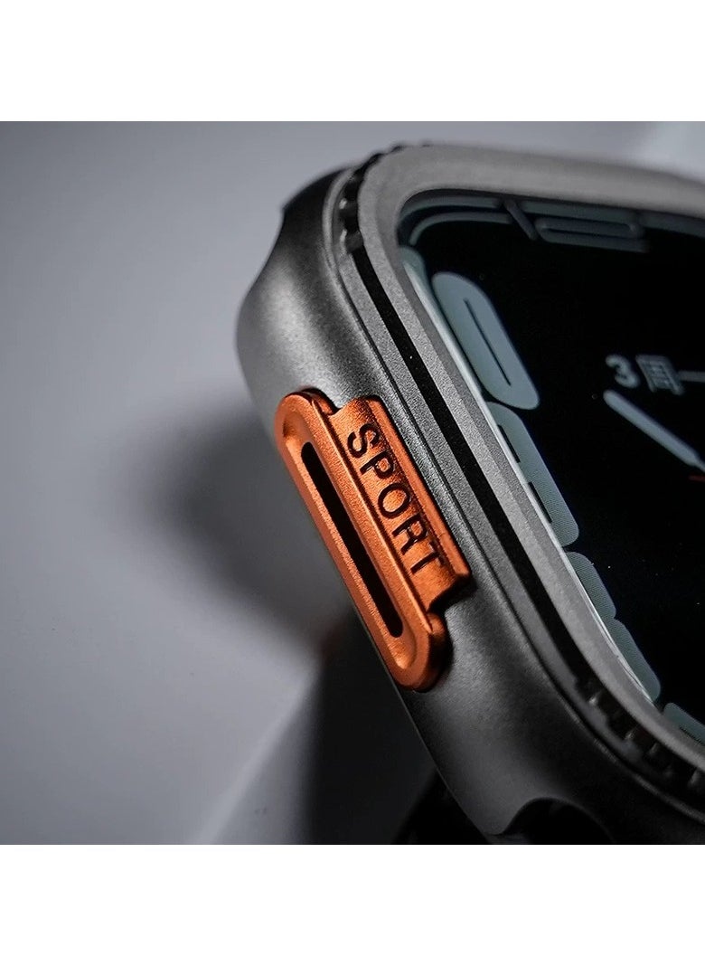 Samu - Apple Watch Metal Case, Suitable for 45MM (iWatch 9/8/7), Instantly Transformed Ultra Watch Metal protective shell - Image 1