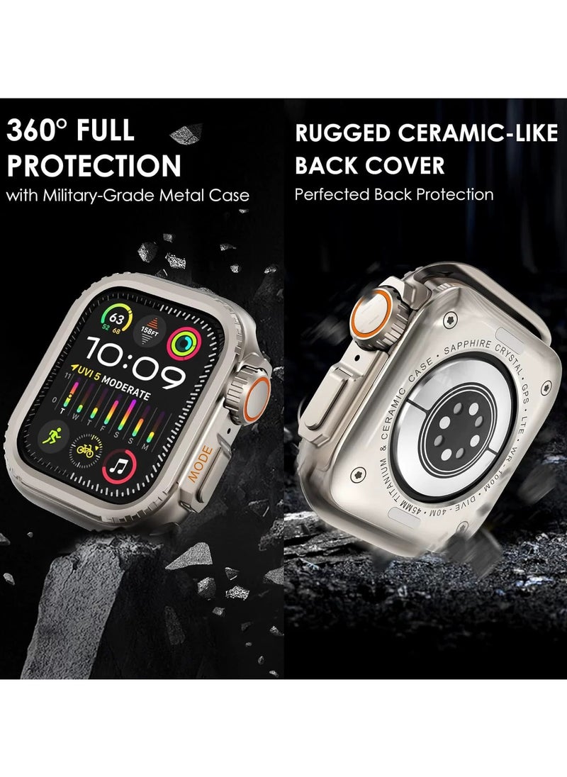 Samu - Apple Watch Metal Case, Suitable for 45MM (iWatch 9/8/7), Instantly Transformed Ultra Watch Metal protective shell - Image 1