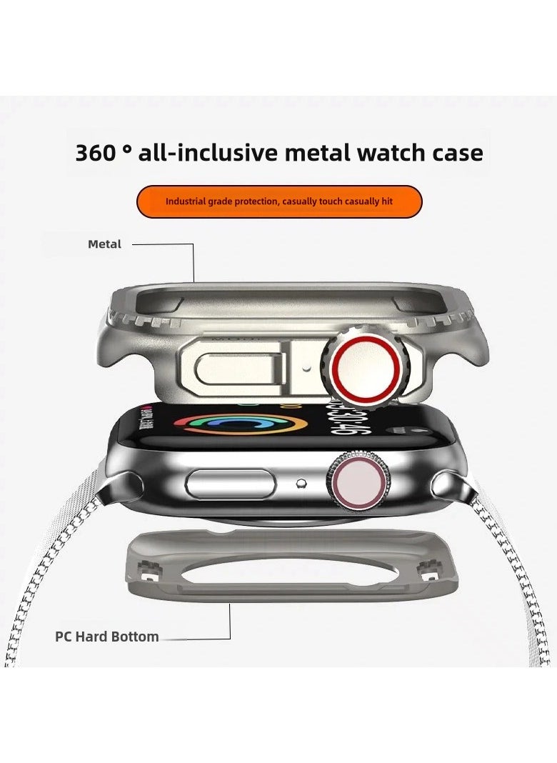 Samu - Apple Watch Metal Case, Suitable for 45MM (iWatch 9/8/7), Instantly Transformed Ultra Watch Metal protective shell - Image 1