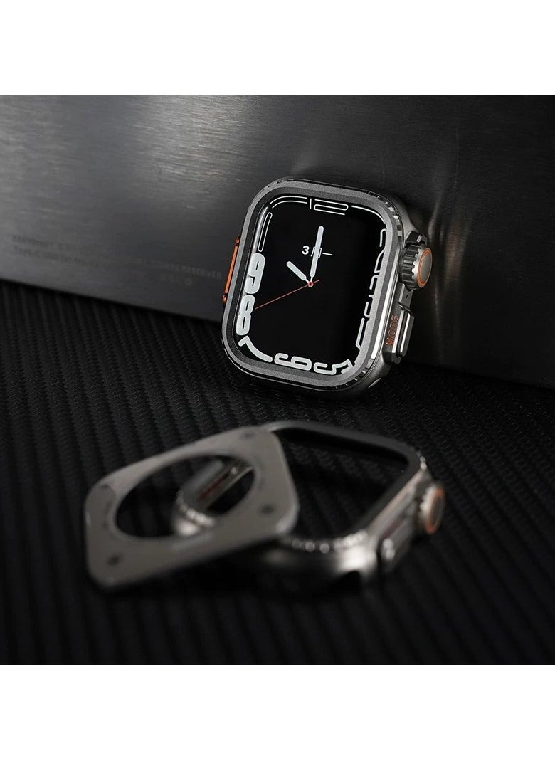 Samu - Apple Watch Metal Case, Suitable for 45MM (iWatch 9/8/7), Instantly Transformed Ultra Watch Metal protective shell - Image 1
