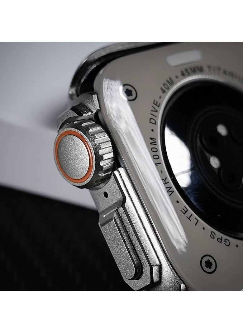 Samu - Apple Watch Metal Case, Suitable for 45MM (iWatch 9/8/7), Instantly Transformed Ultra Watch Metal protective shell - Image 1