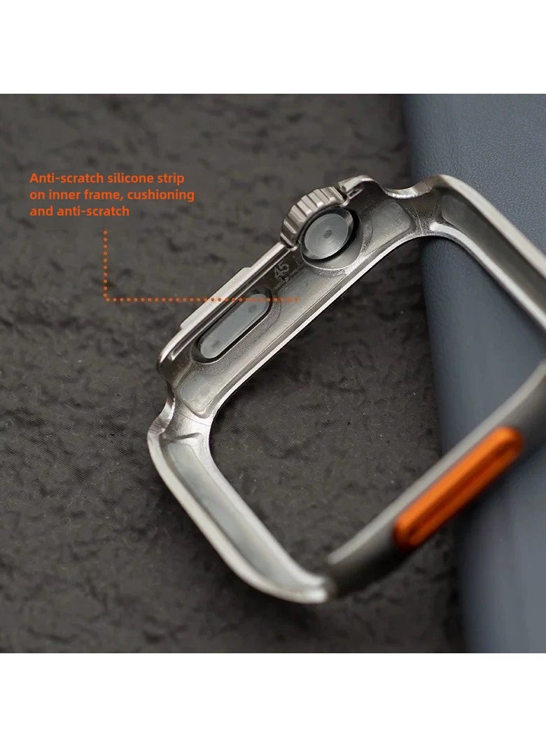 Samu - Apple Watch Metal Case, Suitable for 45MM (iWatch 9/8/7), Instantly Transformed Ultra Watch Metal protective shell - Image 1