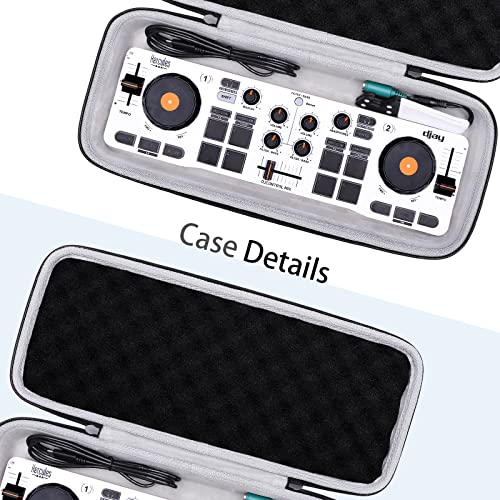 XANAD Hard Case for Hercules DJ Control Mix 2/1 or Hercules DJ DJControl Starlight Pocket USB DJ Controller - Carrying Storage Bag - Image 3