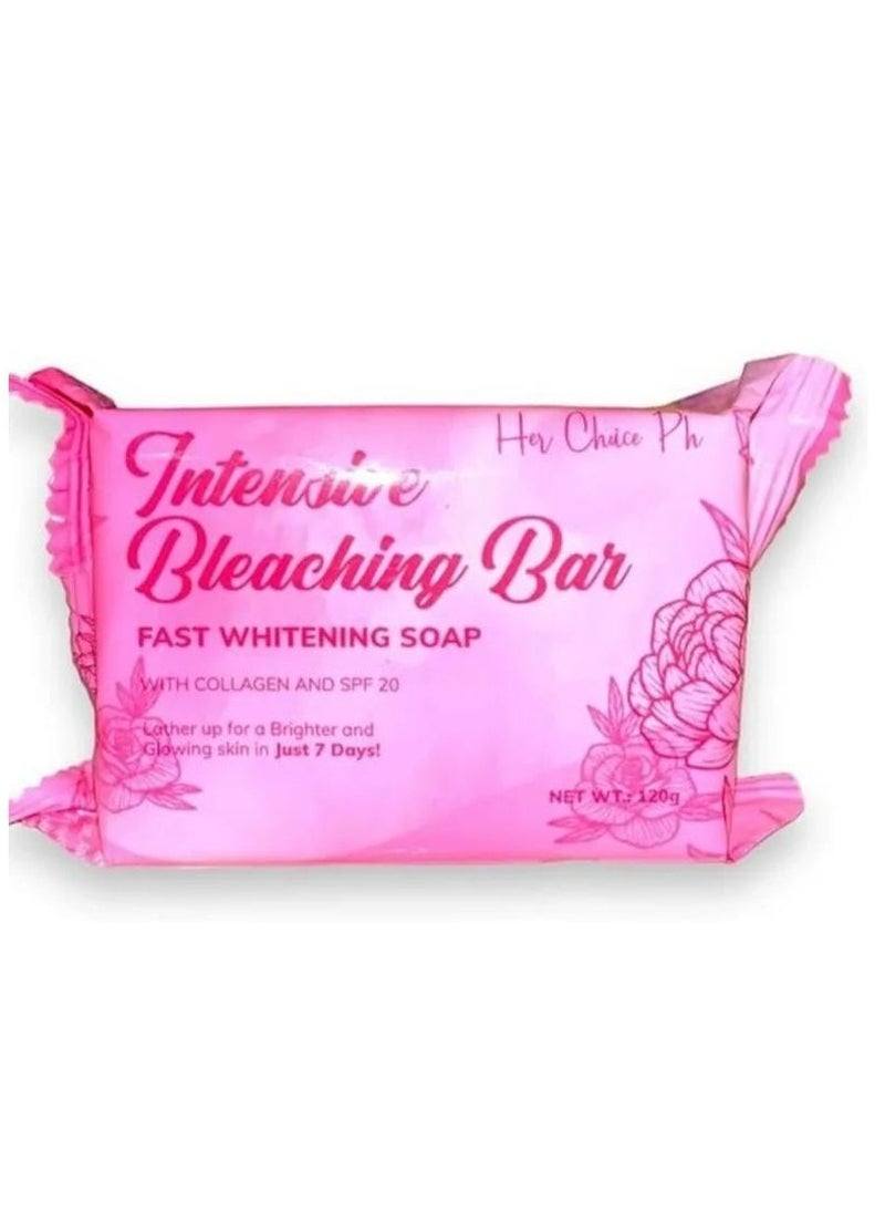 Her Choice Ph Intensive Bleaching Bar Fast Whitening Soap - 120g  - Image 1