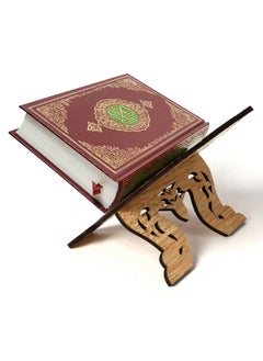 رف كتب خشبي قابل للطي، رف كتب لقراءة المجلات، رف تخزين لقراءة الكتب، رف صلاة دينية، رف قراءة