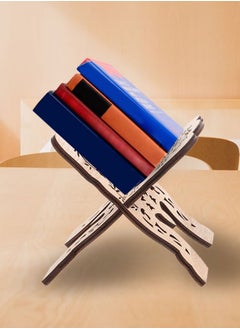 Generic Foldable wooden bookshelf, magazine reading bookshelf, storage rack reading bookshelf religious prayer rack reading rack  - Image 2