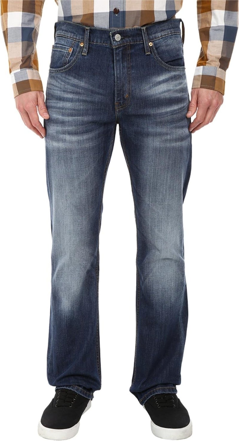 Levi's 527 Slim Bootcut Fit Men's Jeans in Wave Allusions - Stretch, 30W x 34L - Image 1