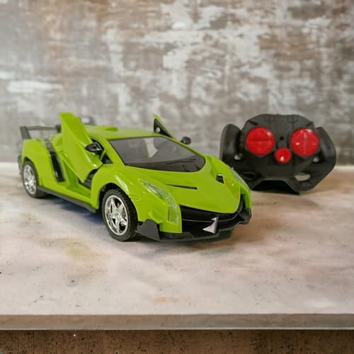 Wizplex WizToy High Speed Remote Control Car (3 Month Warranty)| RC Car with USB Rechargeable Battery, Kids Toy Car for Ages 3-10 Years (Green) - Image 1