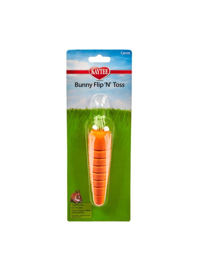 كايتي لعبة الجزرة القابلة للرمي من Kaytee Bunny للأرانب وخنازير غينيا والحيوانات الصغيرة الأخرى - Image 1
