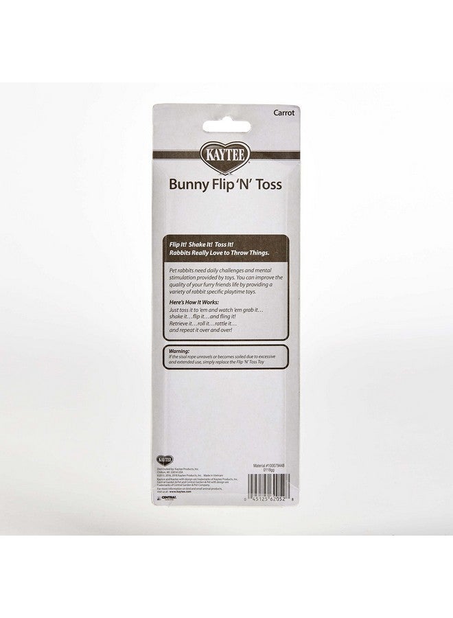 كايتي لعبة الجزرة القابلة للرمي من Kaytee Bunny للأرانب وخنازير غينيا والحيوانات الصغيرة الأخرى - Image 2