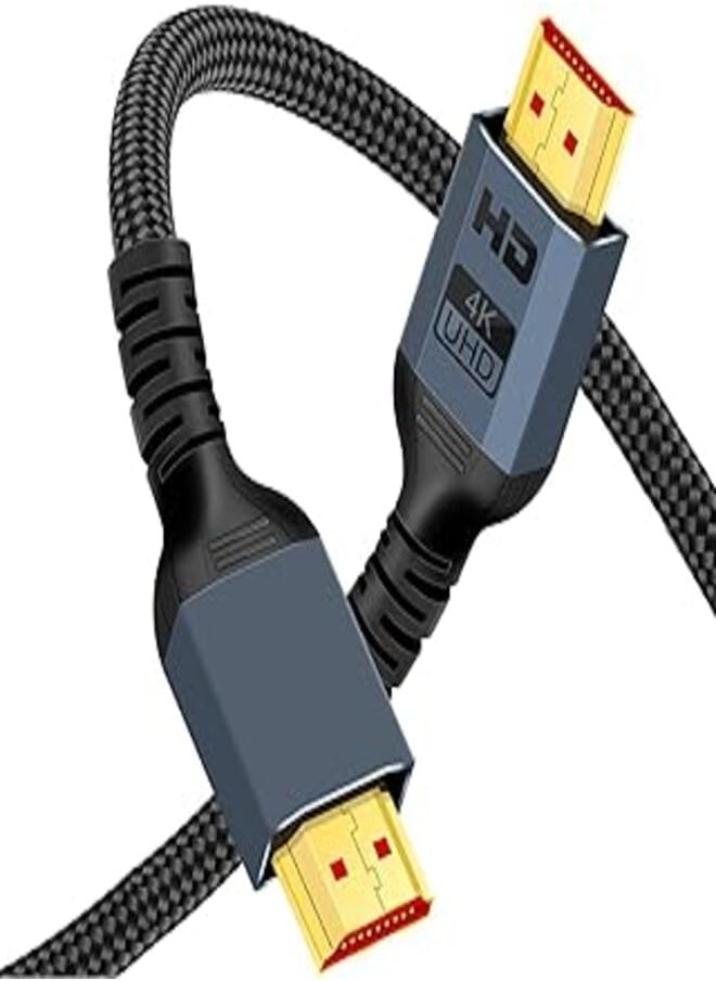 Generic كابل HDMI 4K من Kablerika بطول 3 أمتار، كابل HDMI 2.0 عالي السرعة 18 جيجابت في الثانية 4K@60Hz، يدعم تقنية 3D، وظيفة Ethernet، فيديو 4K UHD 2160p، HD 1080p، متوافق مع Fire TV HDTV PS3 4 5 PC 