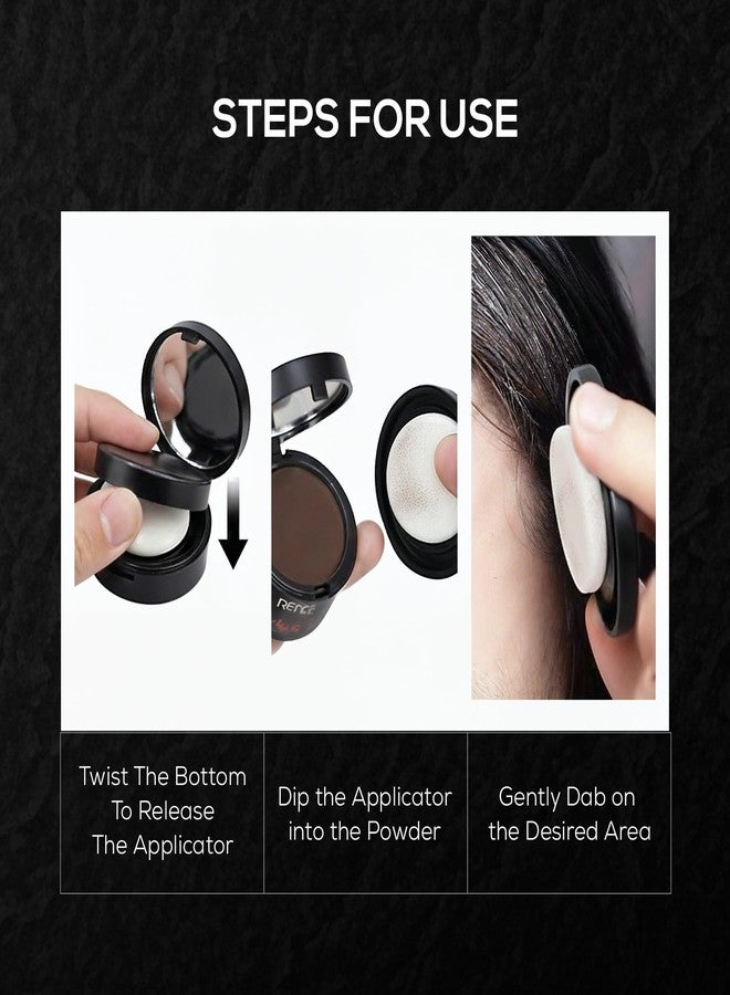 Kyore Instant Natural Hairline Colour Touch-Up Powder for Women & Men - Black | Hairline Shadow Powder Stick, Quick Hair Root Touch-Up Stick -Pack of 1 - Image 4