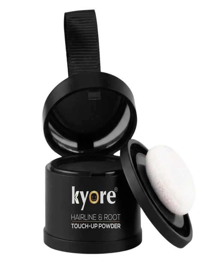 Kyore Instant Natural Hairline Colour Touch-Up Powder for Women & Men - Black | Hairline Shadow Powder Stick, Quick Hair Root Touch-Up Stick -Pack of 1 - Image 1