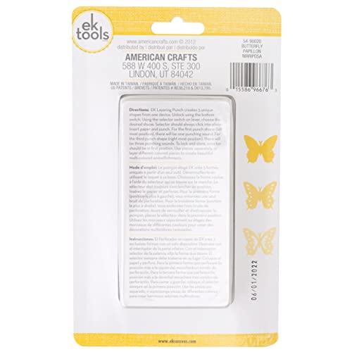 EK Tools Layering Paper Punch, Butterfly, New Package - Image 2
