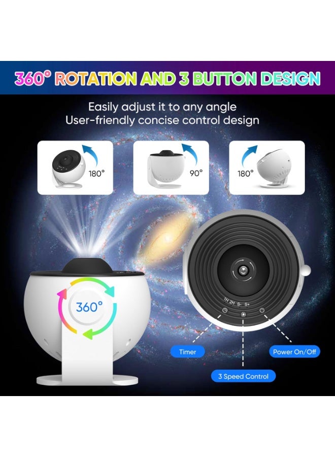 سماء إس تي كيه جهاز عرض المجرة 12 في 1 بدقة 4K مع إضاءة ليلية - Image 5