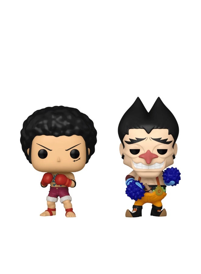 Funko بوب! أنيميشن: ون بيس - لوفي وفوكسي 2 حزمة فرصة المطاردة (استثنائي)