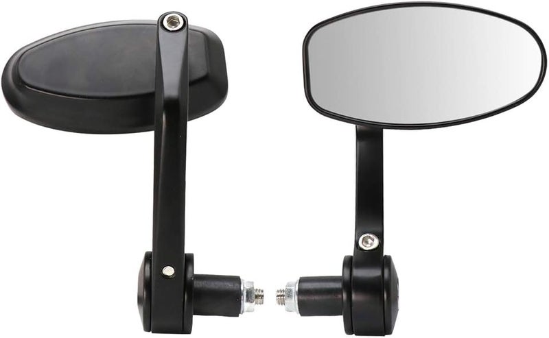 QASULER 18mm Black 7/8" Handlebar End Mirrors - Image 5