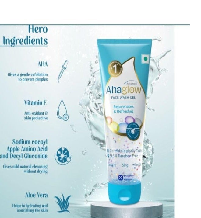 Ahaglow Advanced Face Wash Gel 50g - Image 3