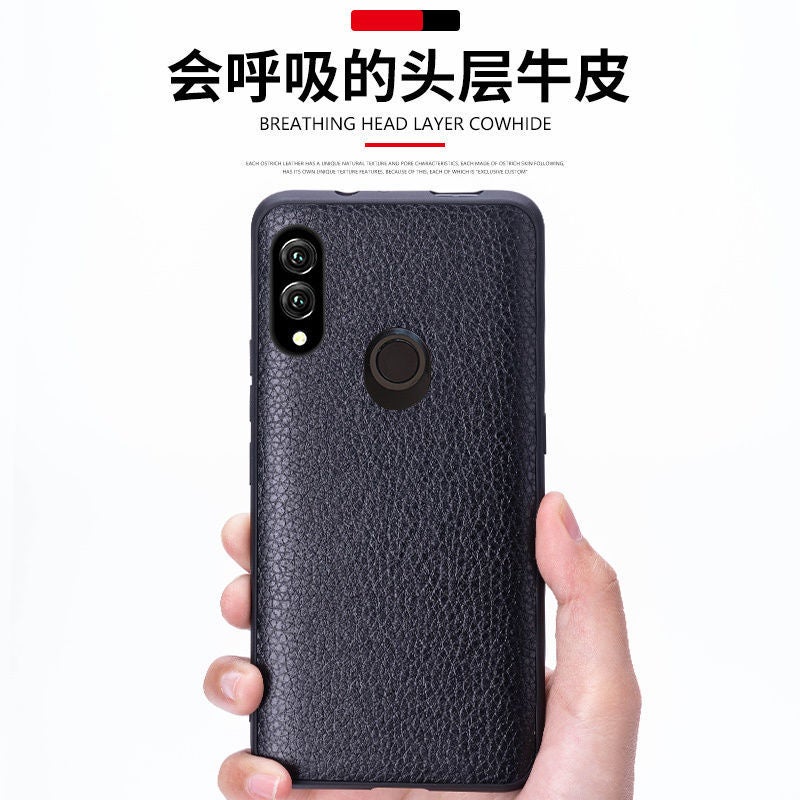 Suitable For Huawei Honor Note10 Mobile Phone Case Men'S Personalized Trendy 10 Genuine Leather Protective Case Nova3 Fashion - Image 3