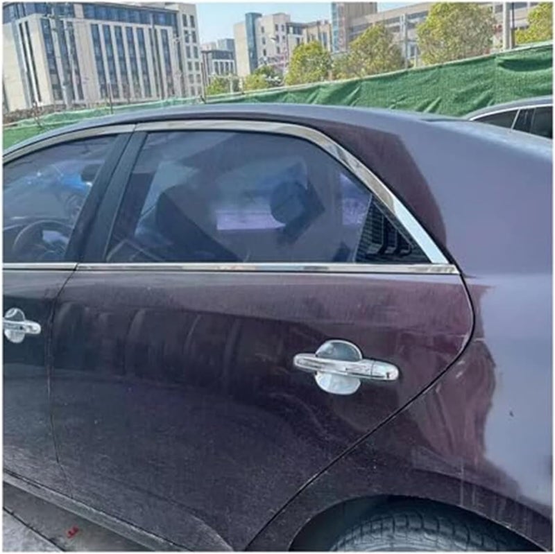 QASULER Car Rear Louver Window Cover Trim Sticker for Kia K3 Forte - Image 4