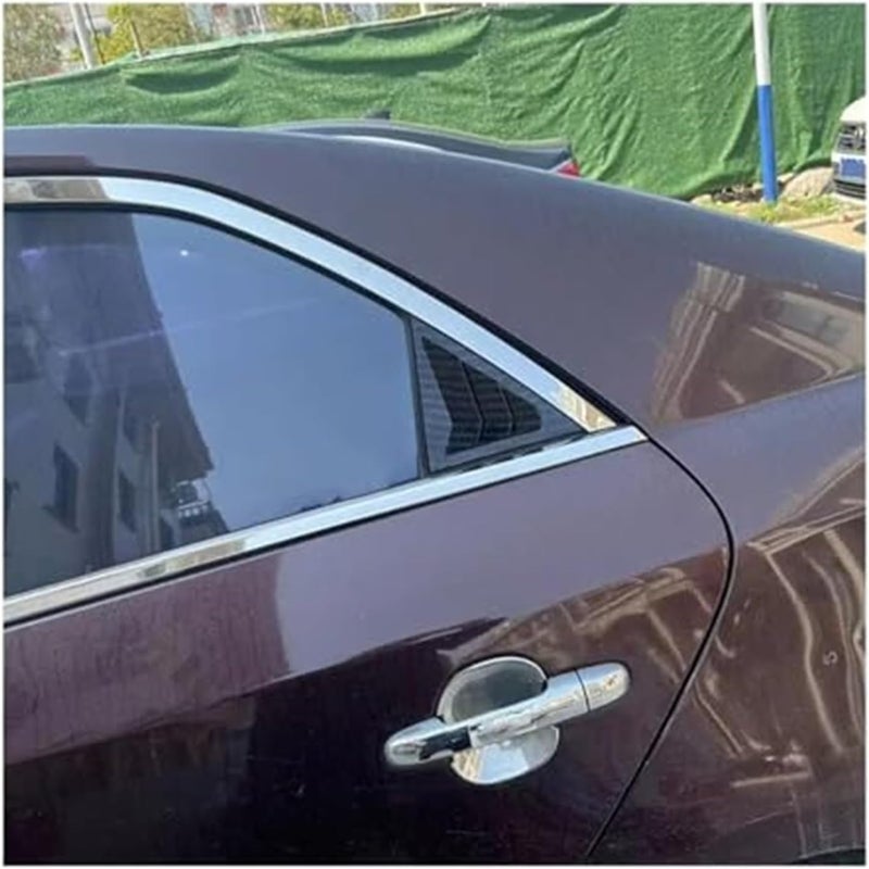 QASULER Car Rear Louver Window Cover Trim Sticker for Kia K3 Forte - Image 5