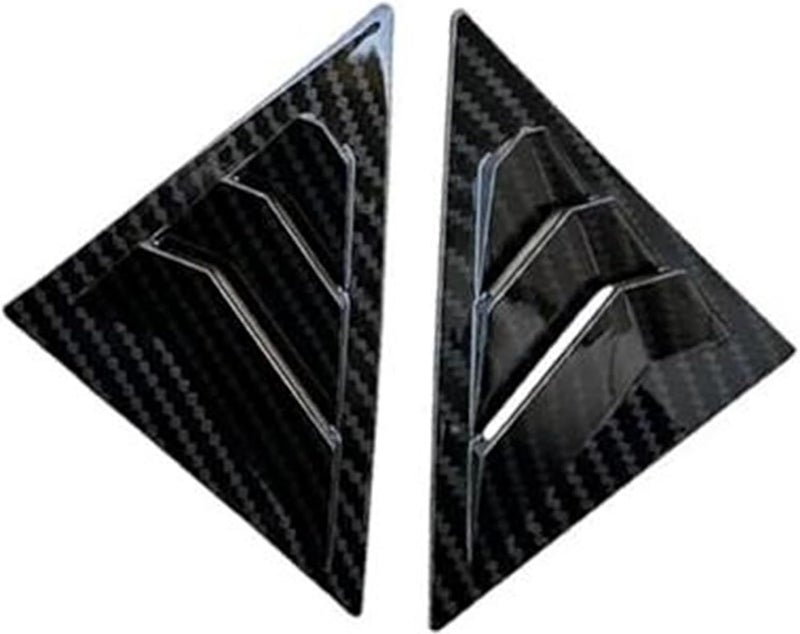 QASULER Car Rear Louver Window Cover Trim Sticker for Kia K3 Forte - Image 1