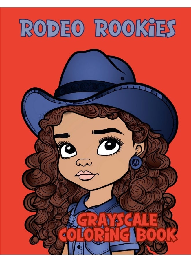 Rodeo Rookies: Grayscale Coloring Book  - Image 1