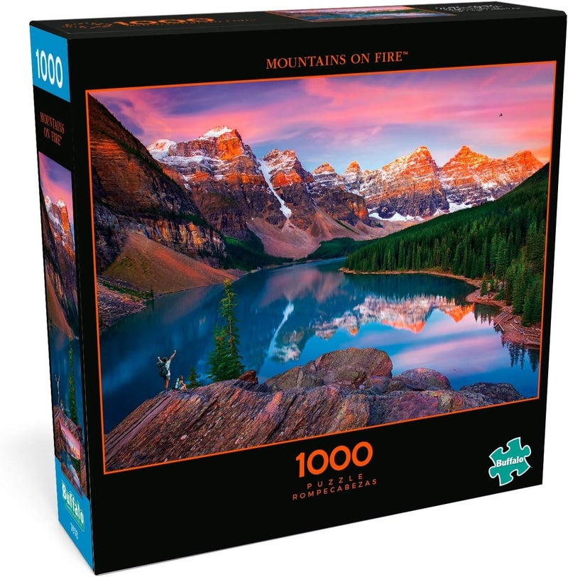 Buffalo Games - Chip Phillips - Mountains on Fire - 1000 Piece Jigsaw Puzzle For Adults -Challenging Puzzle Perfect for Game Nights - Finished Size is 26.75 x 19.75 - Image 1