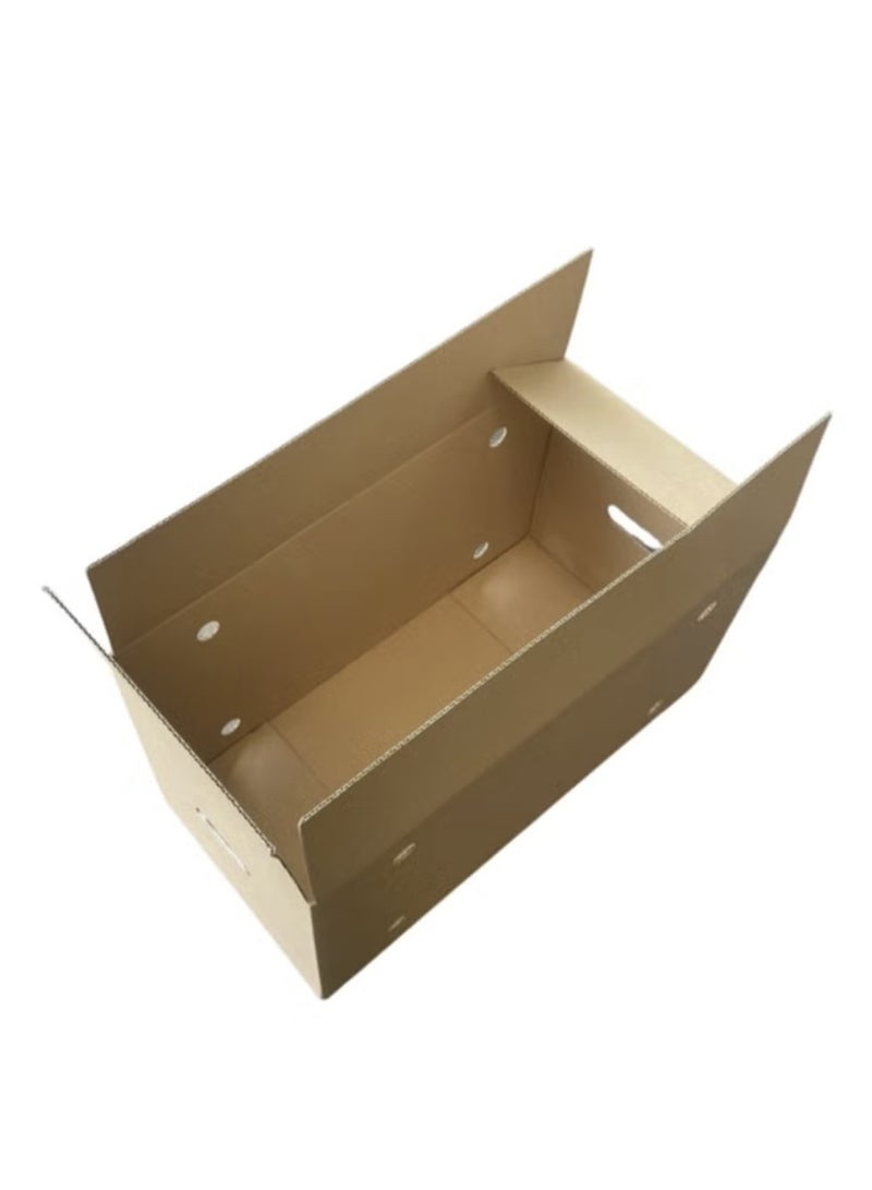 Best Cardboard Boxes Egg Pallet Size Cartons For Cargo, Transport And Shifting 60x30x32 cm ( 6 Pieces) - Image 3