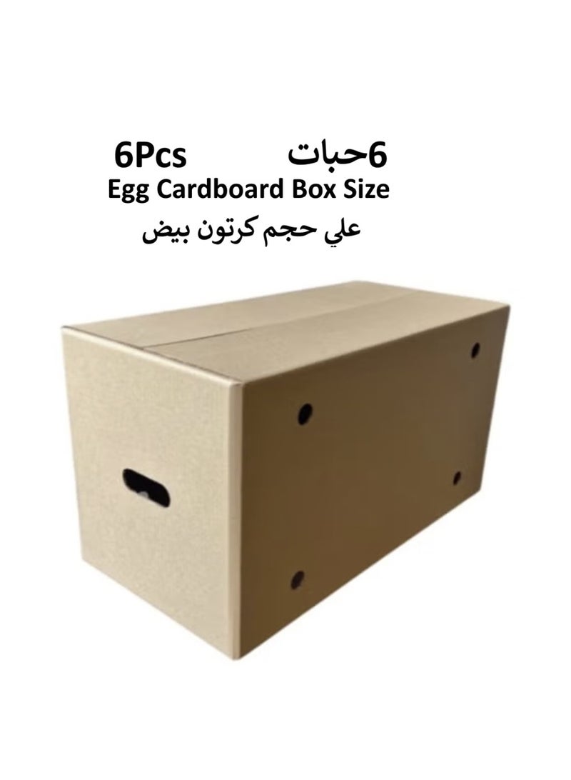 Best Cardboard Boxes Egg Pallet Size Cartons For Cargo, Transport And Shifting 60x30x32 cm ( 6 Pieces) - Image 1